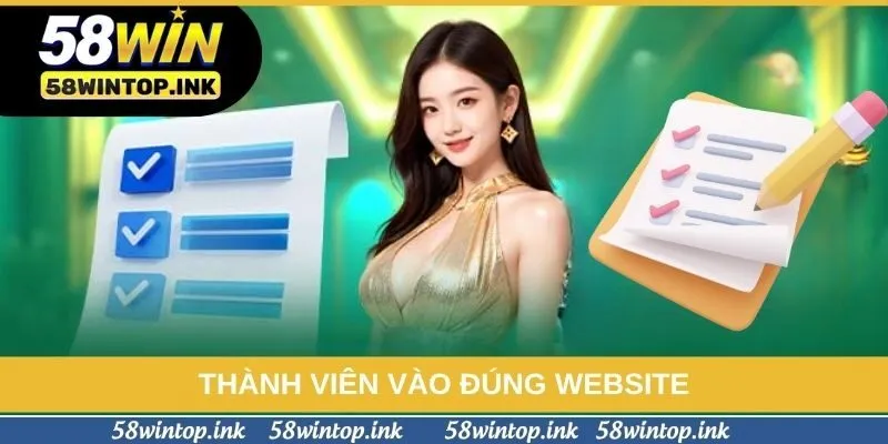 Thành viên vào đúng website Thành viên vào đúng website