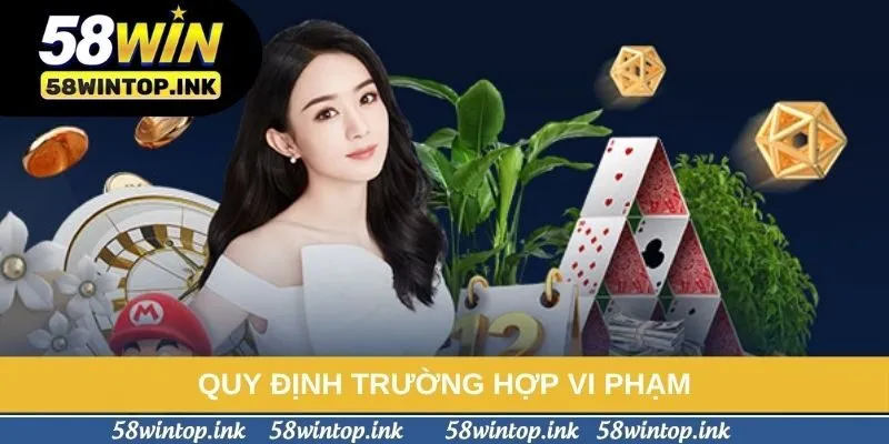 Quy định trường hợp vi phạm