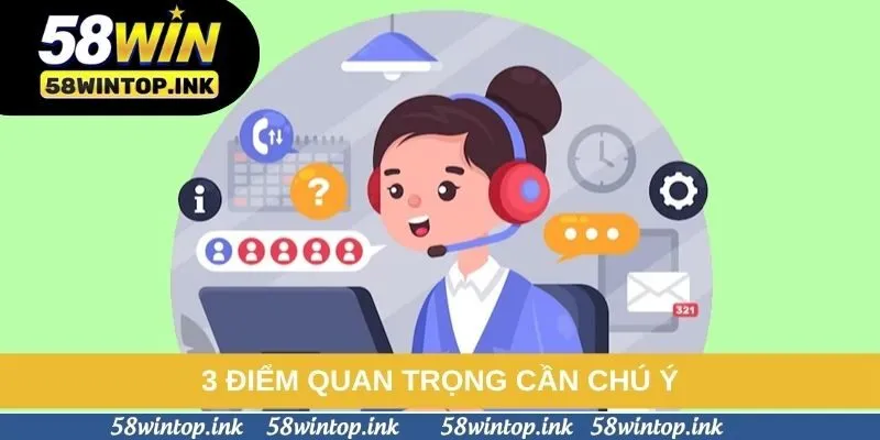 3 điểm quan trọng cần chú ý